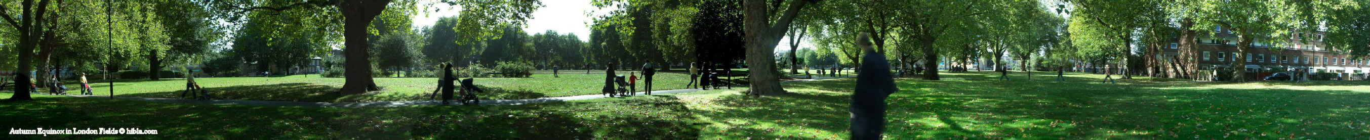 Autumn Equinox in London Fields  1999-2005  Joseph O'Kelly hibla.com