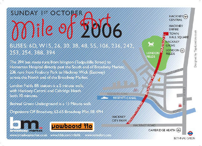 Mile of Art '06 Flyer