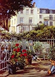 Geraniums 24" x 32" Penny Goslett £1,400